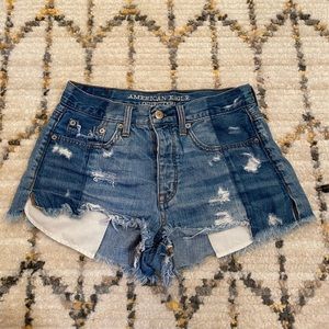 High rise shorts
